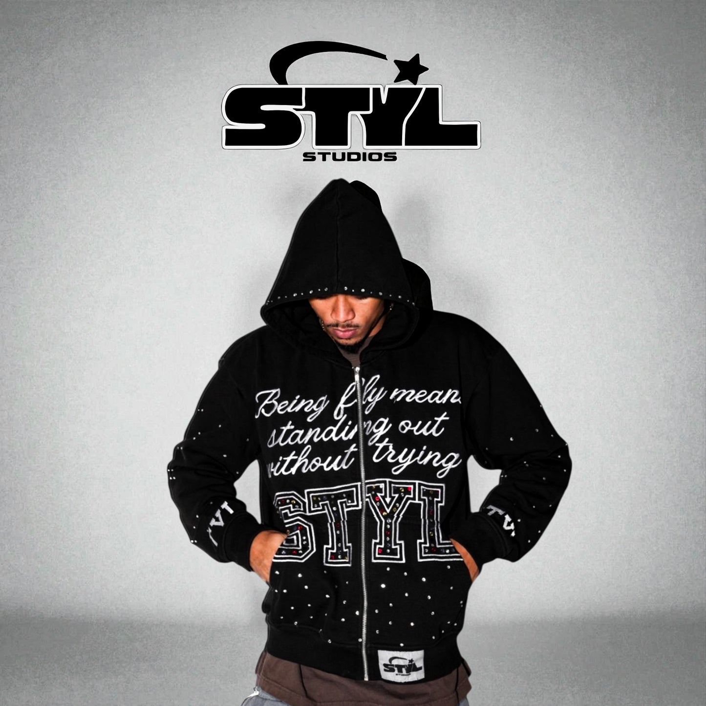 STYL Studios “Stand Out” Premium Zip Hoodie