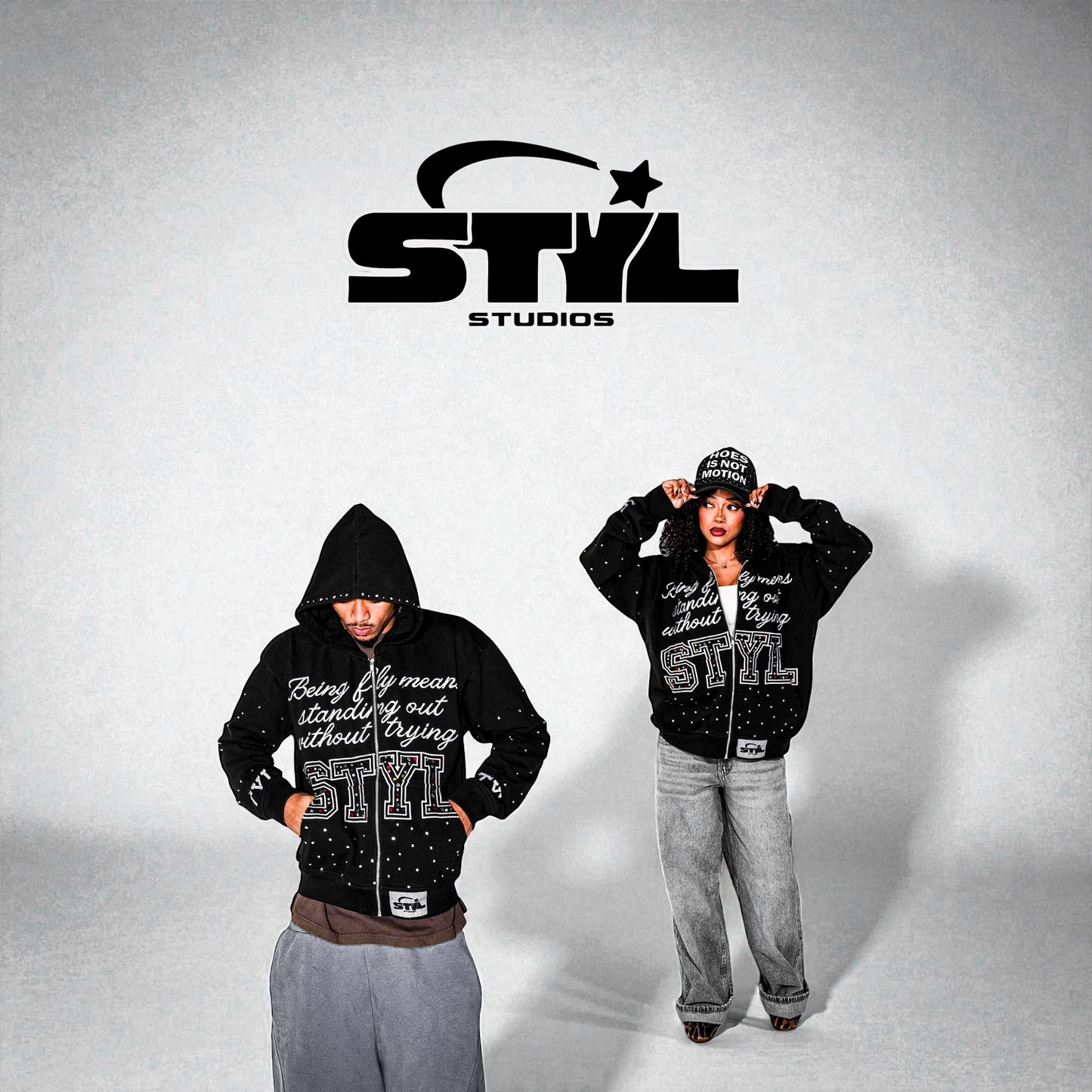 STYL Studios “Stand Out” Premium Zip Hoodie