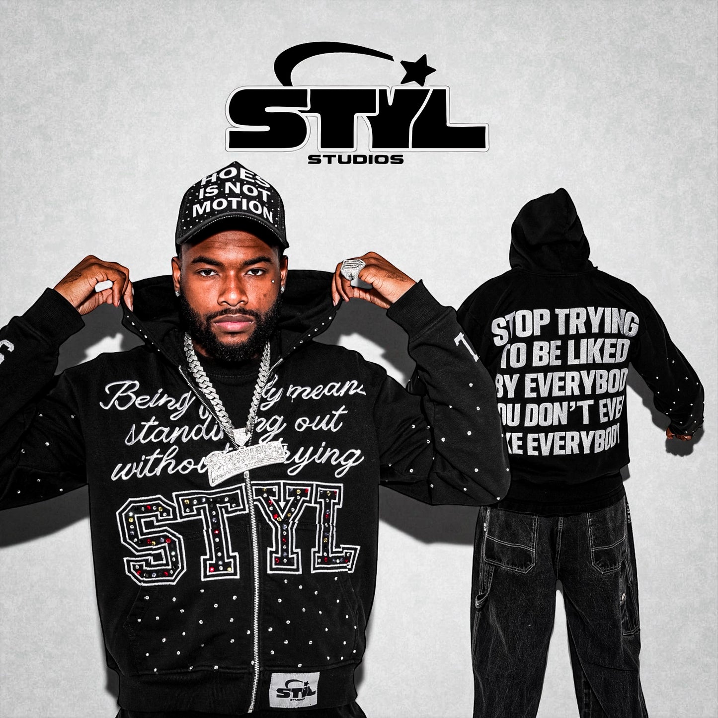 STYL Studios “Stand Out” Premium Zip Hoodie