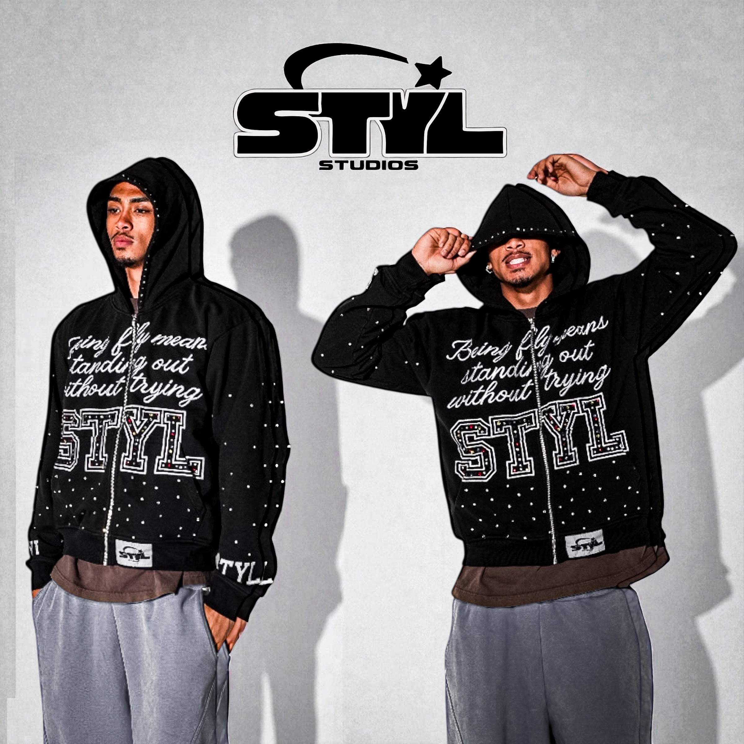 STYL Studios “Stand Out” Premium Zip Hoodie